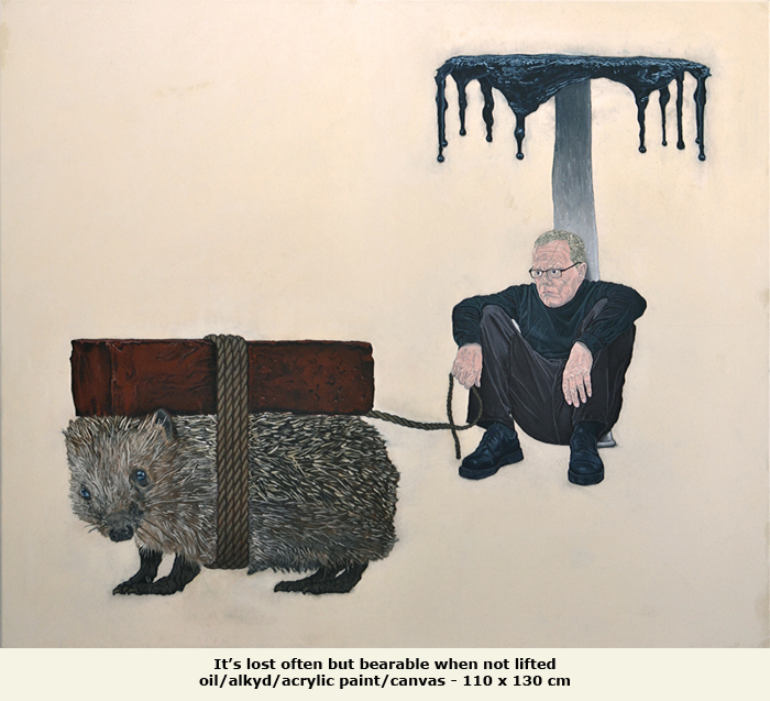 it's lost often but bearable when not lifted